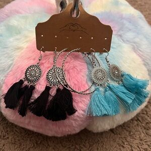 3 pairs of Boho earrings